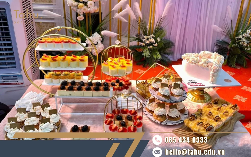 Tổ chức tea break cho tiệc thành hôn và đính hôn tại Tahu Catering