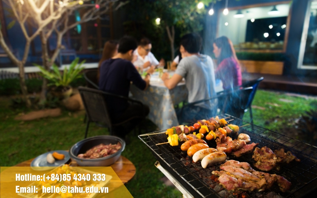 Thực đơn nướng phong phú, hấp dẫn