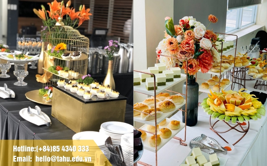 Tiệc Teabreak giúp không gian đám cưới thêm phần sang trọng