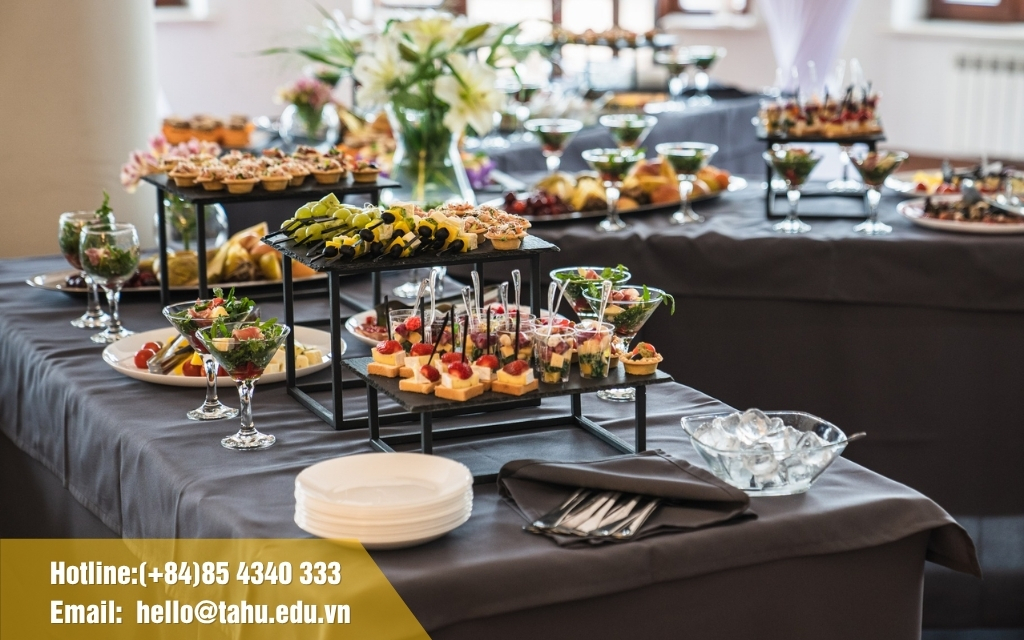 Tahu Catering set up tiệc teabreak cho đám cưới tại Hải Phòng