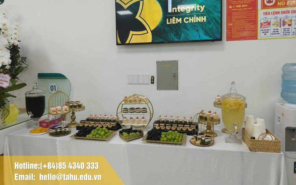 Tiệc teabreak phong cách Á-Âu