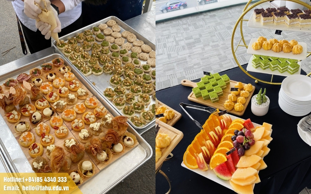 Tiệc mặn - tiệc ngọt tại Tahu Catering Hải Phòng